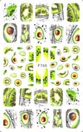 Pikkukuva 6 / 11: Kynsienkoristelutarrat AVOKADO-kuviot