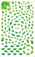 Pikkukuva 3 / 11: Kynsienkoristelutarrat Ginkgo-kuviot