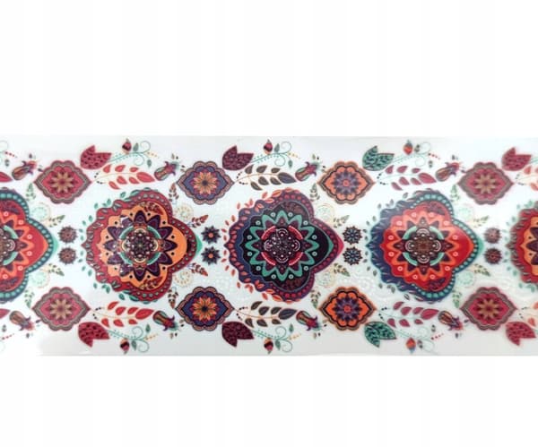 TRANSFERFOIL 10cmx4cm MANDALA, BLOMMOR