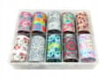 Miniatyrbild 10 av 11: TRANSFERFOIL 10cmx4cm MANDALA, BLOMMOR
