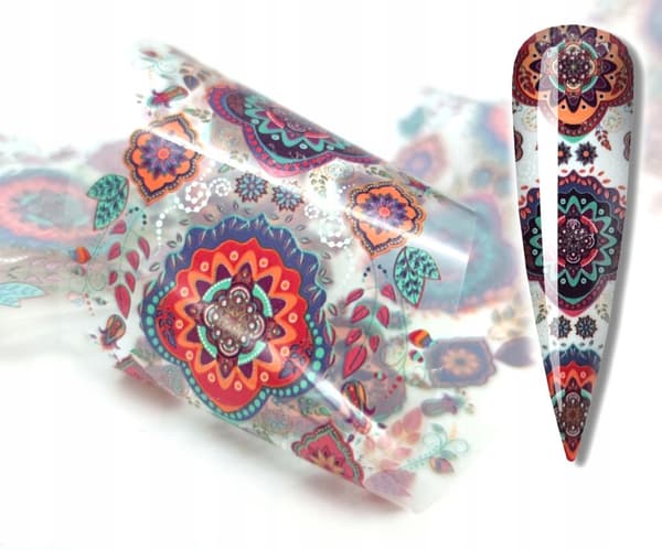 TRANSFERFOIL 10cmx4cm MANDALA, BLOMMOR