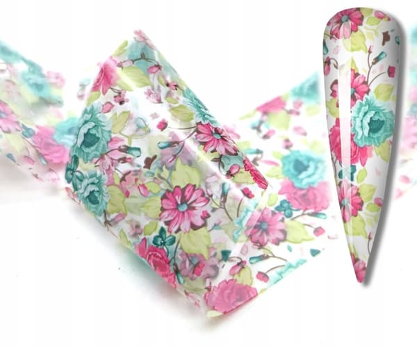 Transferfolie 10cmx4cm Blommor Vår Sommar