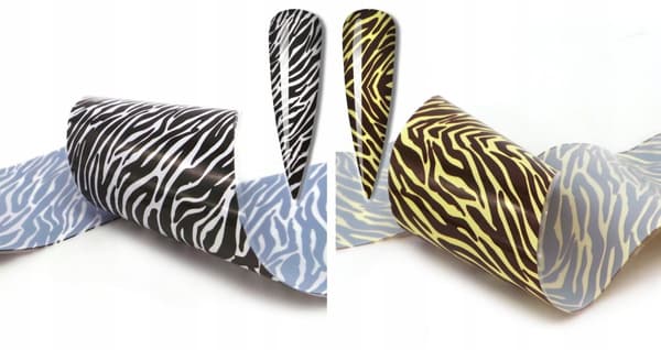 10x Transferfolie 50cmx4cm Leopardset
