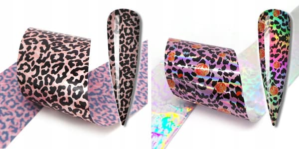 10x Transferfolie 50cmx4cm Leopardsæt