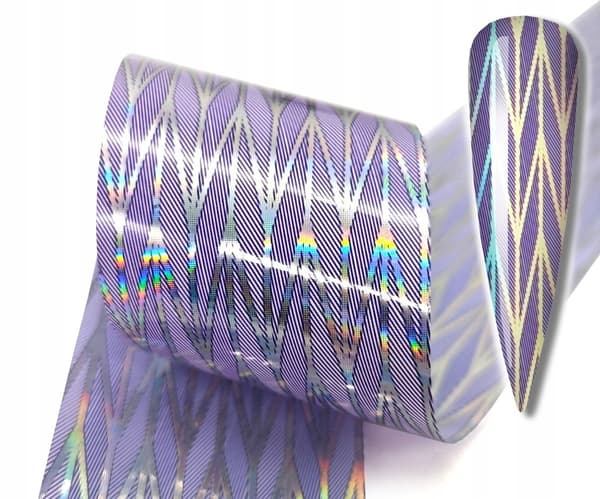 Kynsien siirtofolio 10cm x 4cm Geometria