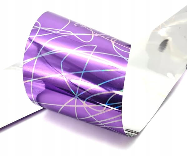Kynsien siirtofolio 10cm x 4cm violetti