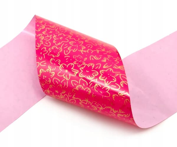 TRANSFERFOIL til negle 10 cm x 4 cm BLOMSTER