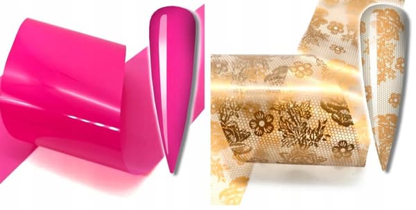 10x TRANSFERFOIL 50 cm x 4 cm GEOMETRISET