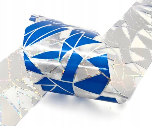 TRANSFERFOIL til negle 10 cm x 4 cm GEOMETRI