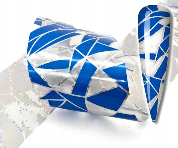 TRANSFERFOIL til negle 10 cm x 4 cm GEOMETRI