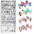Miniatyrbild 1 av 11: SET 12x Stämpelplattor Nagelkonst