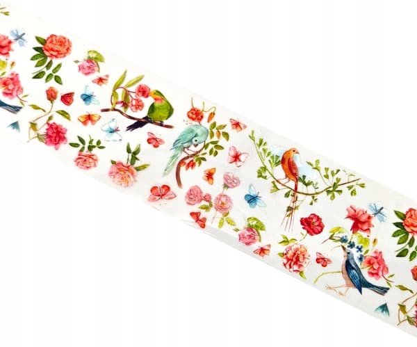 TRANSFERFOIL för naglar 10cmx4cm FÅGLAR