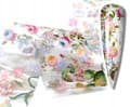 Miniatyrbild 1 av 11: TRANSFERFOIL för naglar 10cmx4cm BLOMMOR