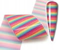 Miniatyrbillede 1 af 11: Negleoverførselsfolie 10 cm x 4 cm ombre-skal