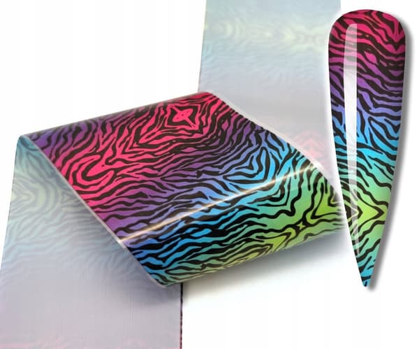 Kynsien siirtofolio 10cm x 4cm Tiger