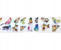 Miniatyrbillede 6 af 11: Transferfolie til negle 40 cm x 4 cm sommerfugle Holo