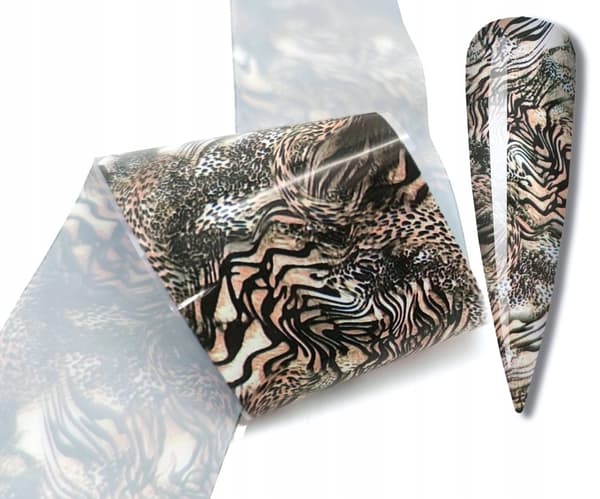 Kynsien siirtofolio 10cm x 4cm Tiger