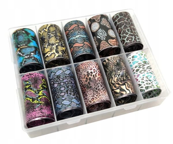 TRANSFERFOIL för naglar 10cmx4cm SNAKE