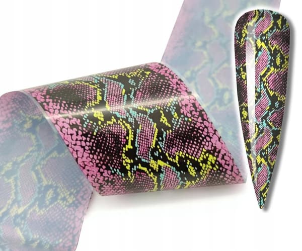 TRANSFERFOIL för naglar 10cmx4cm SNAKE