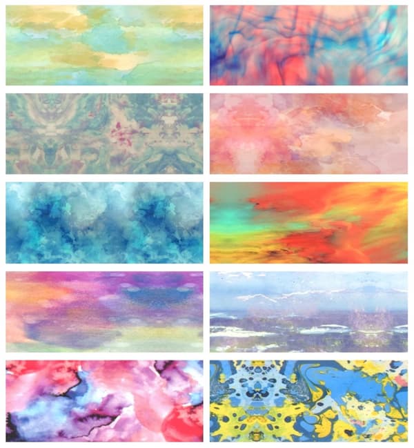 Kynsien siirtofolio 10cm x 4cm Sky Mountains
