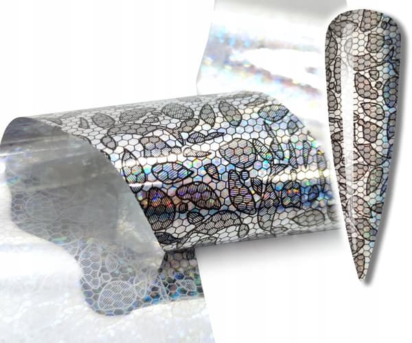 Kynsien siirtofolio 10cm x 4cm LACE