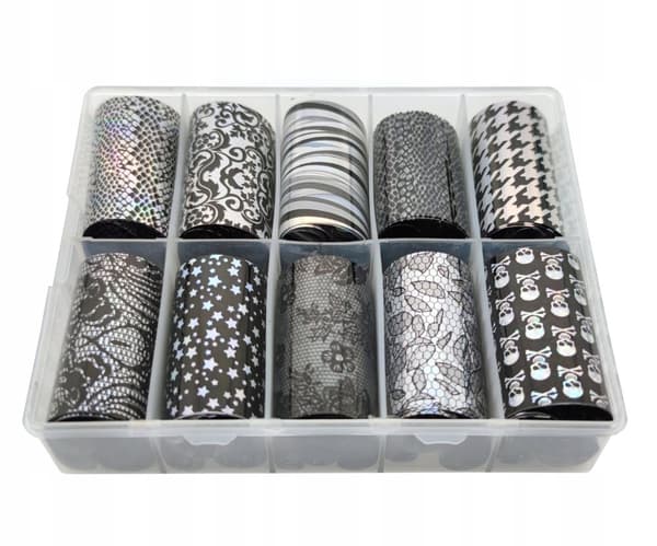 TRANSFERFOIL til negle 10 cm x 4 cm SNAKE
