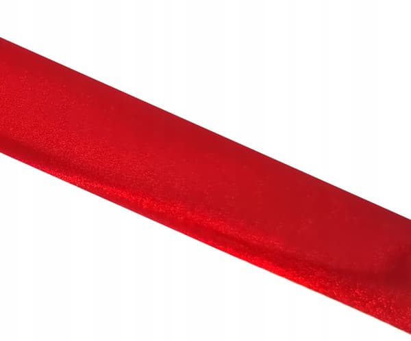 Transferfolie 10 cm x 4 cm röd holografisk