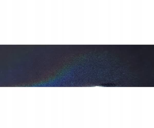 Transferfolie 10 cm x 4 cm marinblå holografisk