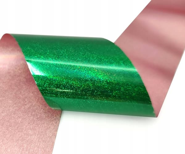 SIIRTOFOLIO 10cm x 4cm VIHREÄ HOLOGRAAFINEN