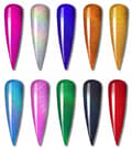 Miniatyrbillede 6 af 11: Transferfolie til negle 10 cm x 4 cm pink holo
