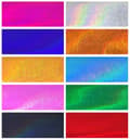 Miniatyrbillede 7 af 11: Transferfolie til negle 10 cm x 4 cm pink holo