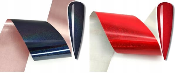 10x Transferfolie 10 cm x 4 cm Holofärger Set