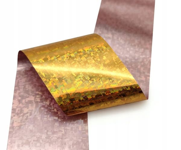 Kynsien siirtofolio 10cm x 4cm KULTAINEN HOLO