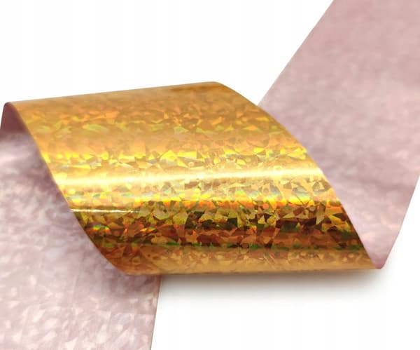 Kynsien siirtofolio 10cm x 4cm KULTAINEN HOLO