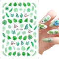 Miniatyrbild 1 av 11: Självhäftande Nagelkonst Stickers Mönster VÅR HÖST LÖV