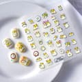 Miniatyrbillede 9 af 11: Selvklæbende konvekse 3D negleklistermærker mønstre CHOSTERS