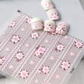Pikkukuva 6 / 11: Itseliimautuvat kuperat 3D-kynsitarrat kuvioilla LACE