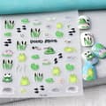 Pikkukuva 8 / 11: Kynsitarrat 3D-itseliimautuvat kuperat kuviot FROG