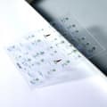 Miniatyrbillede 10 af 11: Negleklistermærker 3D Selvklæbende Konvekse Mønstre PALMER SEJLBÅD VAND