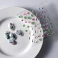 Miniatyrbillede 5 af 11: Negleklistermærker 3D Selvklæbende Konvekse Mønstre FISK, KOI KARPE