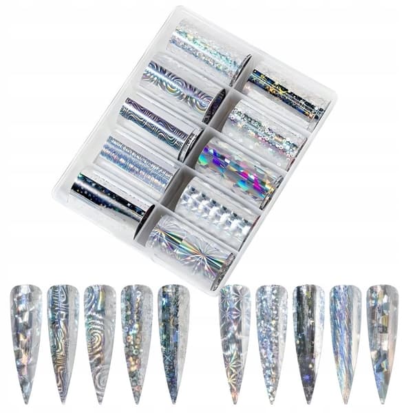 SETTI 10X KYNSIEN SIIRTOFOLIO HOPEA HOLOGRAAFINEN