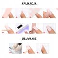 Pikkukuva 5 / 11: UV/LED-lampussa kovettuvat kynsitarrat, fuksianpunainen