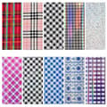 Pikkukuva 1 / 6: 10x Siirtofolio kynsille 100cm x 4cm Setti ruudukko Houndstooth