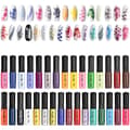 Miniatyrbillede 1 af 2: Nail Stamping Polish Sæt, 31 Livlige Farver, Let for Begyndere,31 Farver