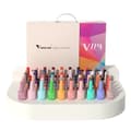 Miniatyrbild 1 av 2: Gel nagellack, full täckning, glitterfinish,VIP4 (401-460) ny