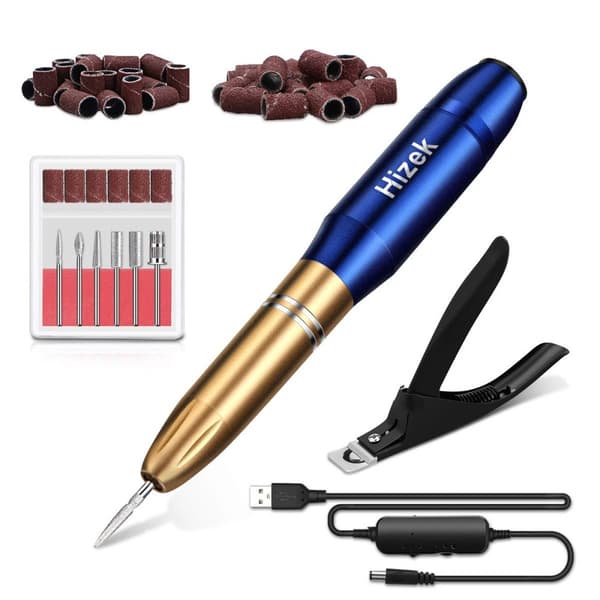 48 STK I 1 Hizek Professional USB Elektrisk Nagelborrsats Manikyr Pedikyr Polish Machine