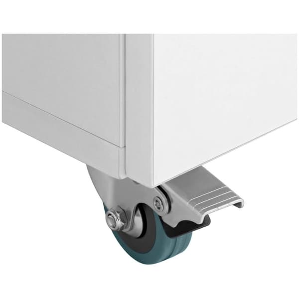 Physa Nagelbord - 1200 x 503 x 803 mm - white - 8 hjul - Med dammutsug och handstöd