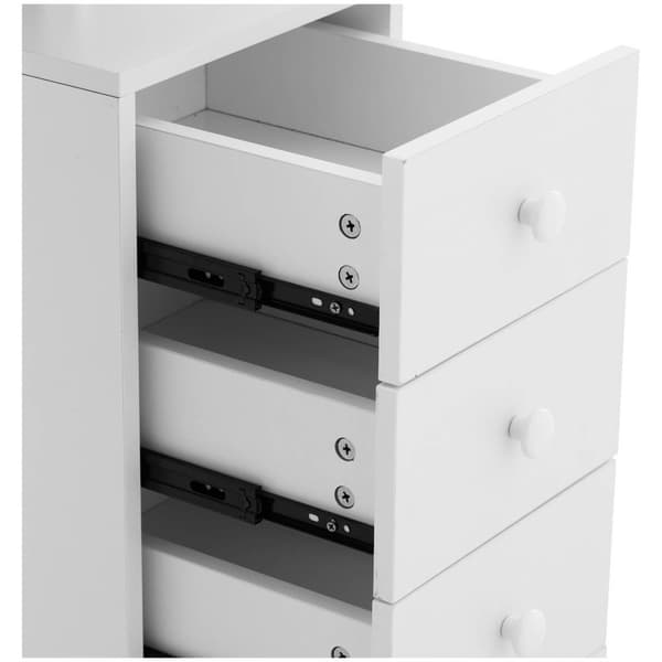 physa Nagelbord - 4 lådor - 6 hjul
