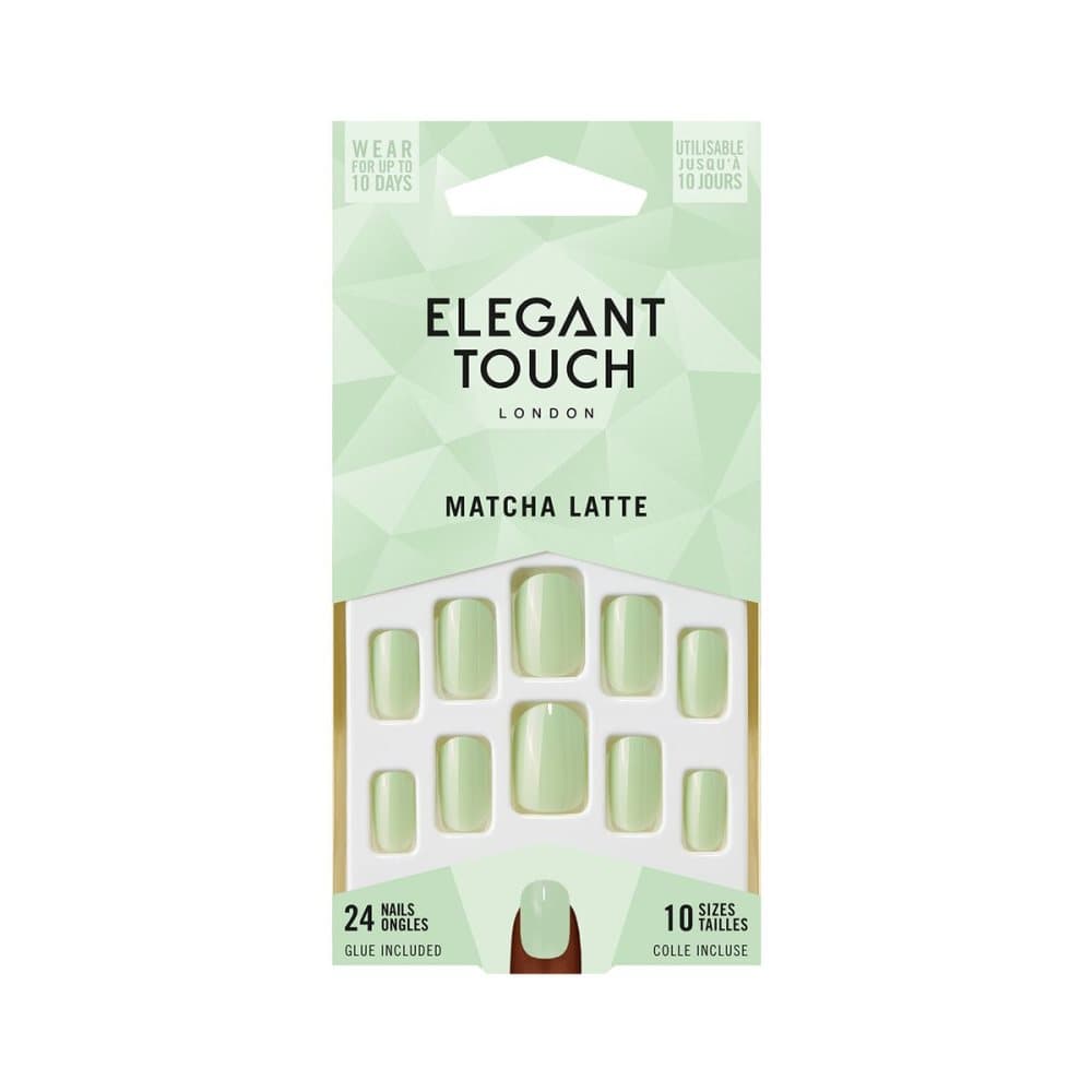 Lösnaglar Elegant Touch Core Colour Matcha latte (24 pcs)