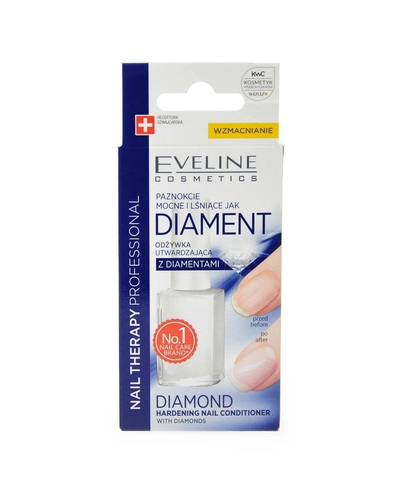 Eveline Nail Therapy Condi färg spik härdare diamant 12ml